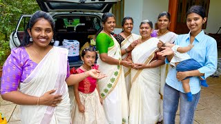 ഇനി കാത്തിരികുന്നില്ല കുഞ്ഞിനേയും കൂട്ടി വീട്ടിന്നിറങ്ങി കണ്ണ് നിറഞ്ഞ സാന്തോഷത്തോടെ Home 🏠 എല്ലാരും 
