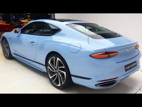 2025 Blue Bentley Continental GT Speed - Interior and Exterior Walkaround 4K