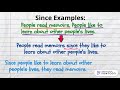 Combining Sentences with Conjunctions: Part 2