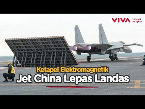 China Pamer 3 Pesawatnya Berhasil Lepas Landas di Kapal Induk Fujian