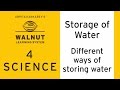 Water Storage and Management Concepts