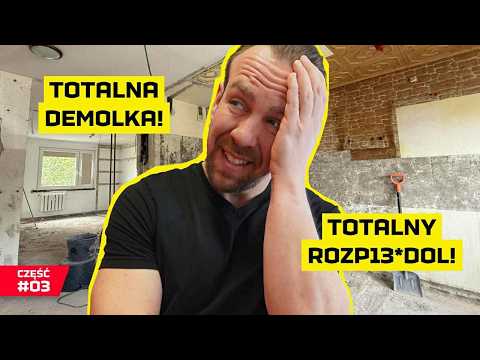 Totalna demolka! Zepsułem Mieszkanie! remont mieszkania odcinek 3 #remont4you