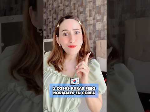 5 COSAS RARAS QUE NO SABES DE COREA ??? ojalá existieran en Latam ? #shorts