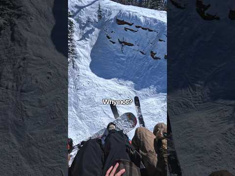 Should I send it? #snowboarding