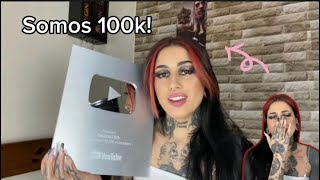 RECEBI A PLACA DE 100K! |Sabrina Lilith