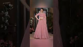 #youtubeshort #youtubeshortviral ##whatsapp_status #most beautiful baby pink colour lehenga designs