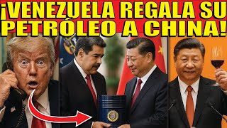 ⚡SE CANCELA INVACIÓN! VENEZUELA SE ALÍA CON CHINA Y DEJA A EEUU SIN PETRÓLEO!