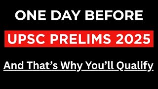 And That's Why You'll Qualify Tomorrow !!