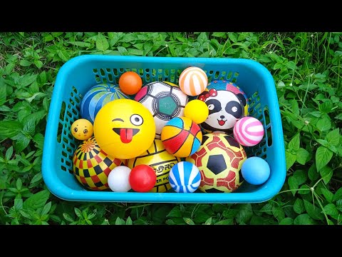 Mencari Bola Sepak, Bola Basket, Bola Warna Warni, Bola Karakter, Ikan, Bebek, Mobilan, Tayo, Balon