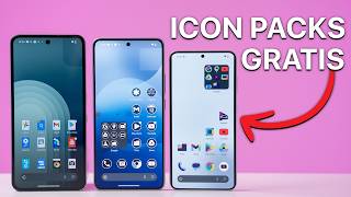 Debes DESCARGAR estos 5 PAQUETES de ICONOS GRATIS para ANDROID 2025