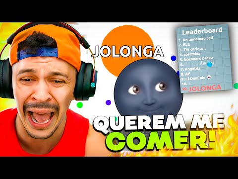 SENDO COMID0 E FICANDO TRISTE DE NOVO 😢 (agar.io)