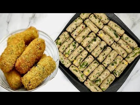 Sirf 250 gms Chicken Se Banaiye 40 se 45 Bread Rolls | Chicken bread rolls by Cooking with Benazir
