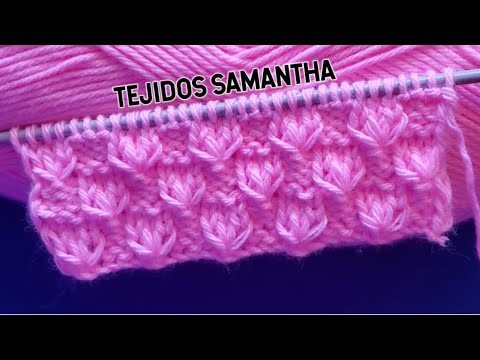 HERMOSO PATRÓN PARA TEJER CHOMPAS CHALECOS SUÉTER A DOS AGUJAS  / TEJIDOS SAMANTHA 🌸  #knitting