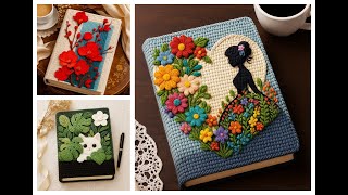 Crochet Book Cover Design Ideas | Stylish & Creative#design #crochet #bookcovers