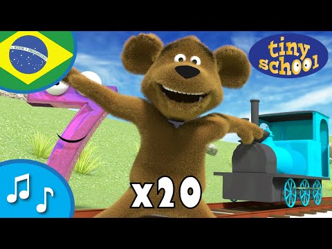 Cancao dos numeros 20 vezes - Colecção rima para crianças - Tinyschool Português