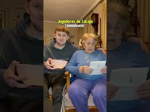 LA TATA LEE NOMBRES DE JUGADORES DE LA LIGA 😂 #humor #viralvideo