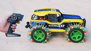 Experiment: Rc Truck vs Snappers Firecrackers