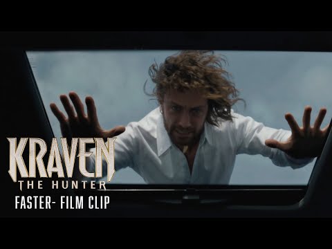 KRAVEN THE HUNTER - Faster (Film Clip) | Exclusively In Cinemas Now