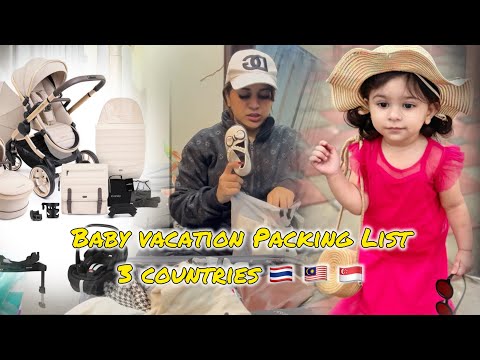 baby packing for vacations | Important
