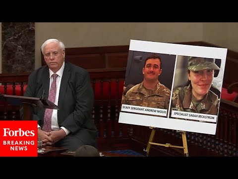 YouTube video thumbnail: Jim Justice Honors Two Members Of West Virginia National Guard Shot In Washington, D.C.