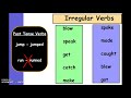 Exploring Irregular Verbs