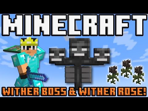 Easy Wither Boss Trap & Wither Rose Farm! Minecraft 1.21 & World Download