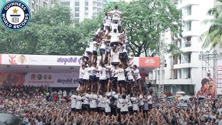The World's TALLEST Human Pyramid! | Guinness World Records