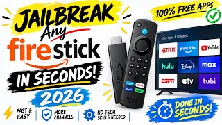 Jailbreak any firestick in seconds! 2026