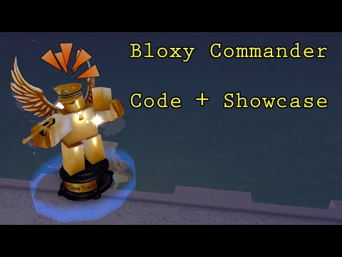 Bloxy Commander Skin Code - 08/2021