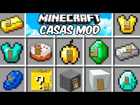 Minecraft - CASAS SECRETAS MOD | Las casas más extrañas que existen!!