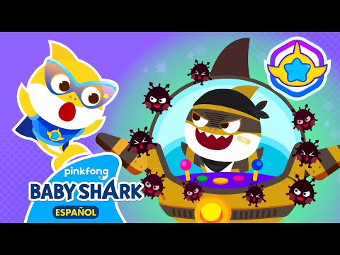 ¡Lucha Contra el Monstruo Germen! | El Super-héroe Tiburón Bebé | Baby Shark en español