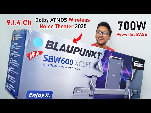 Unboxing My New 700W 9.1.4 Ch Dolby ATMOS Home Theater... Dynamite BASS !! 🤯