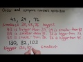 Comparing and Ordering Numbers