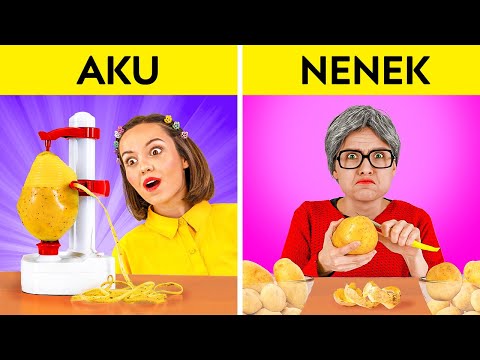 TANTANGAN ALAT DAPUR TIKTOK VS LIFE HACK | Mencoba Kiat & Trik Parenting Berguna oleh 123GO! #shorts