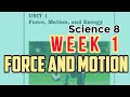 Force and Motion Concepts