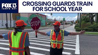 Crossing guards prepare for new school year