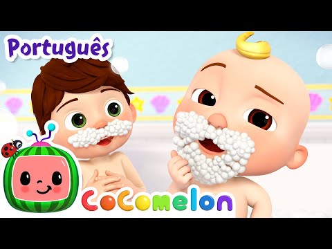 Hora do Banho de Espuma! | CoComelon Brasil | Músicas Infantis em Português