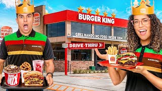 VIRAMOS DONOS DE UM BURGUER KING PROFISSIONAL! *Comemos tudo