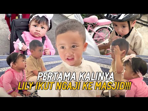 CIPUNG AJAK LILY NGAJI KELILING NAIK SEPEDA SAMPE MASJID!!! LILY FOKUS NYIMAK BACA IQRA!!