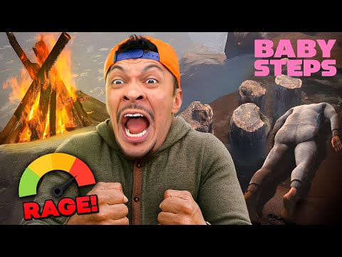 SHOW DE RAGE COM O BEBEZÃO QUE NÃO SABE ANDAR!!! 🤬🤯 (baby steps)