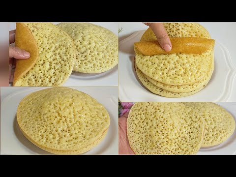 Ricetta in 5 minuti! Baghrir così facile e buonissimo che lo farai tutti i giorni!