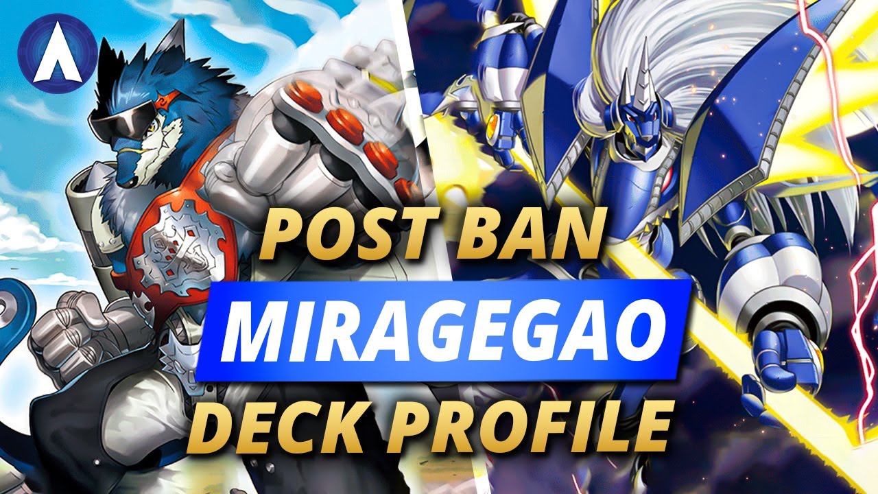 SUPER FAST!!! MirageGaogamon Burst Mode Post Ban Deck & Combo Guide | Digimon Card Game BT14 Format