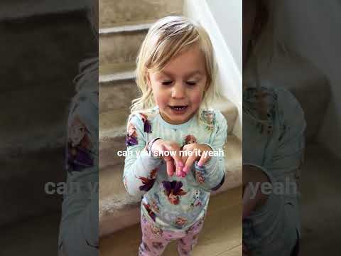 She is messing with Nail Polish #babyshorts #baby