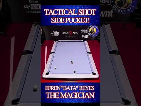 EFREN REYES Carom TACTICAL SIDE POCKET #efrenreyes #shorts