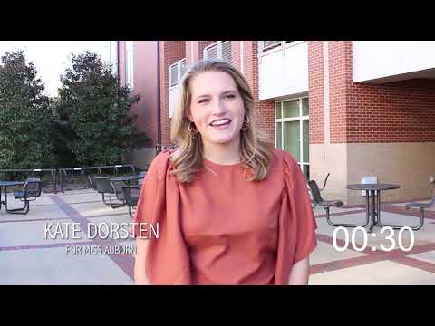 We gave each of the candidates for Miss Auburn 30 seconds to pitch their case to students. Here's what they said.