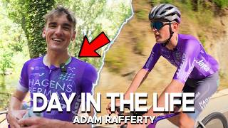 DAY IN THE LIFE OF A PROFESSIONAL CYCLIST ft. Adam Rafferty