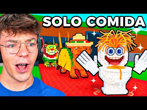 De $0 a $1 TRILLÓN Con SÓLO Brainrots de COMIDA en Steal a Brainrot!