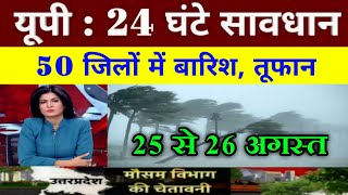 UP तेज बारिश आंधी तूफान का अलर्ट | उत्तर प्रदेश में मौसम विभाग की चेतावनी, UP Weather Update