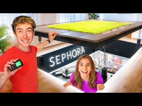 I Built a Secret Sephora In My House!