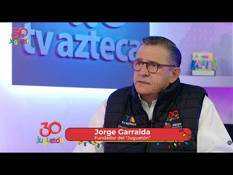 Jorge Garralda nos cuenta los secretos del #Juguetón 🎄🧸👑 #Juguetón30Años #Entrevista #TvAzteca